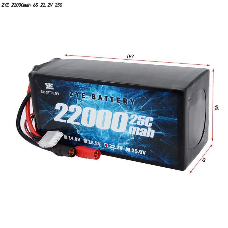 22000mah 14s Lipo Batareya